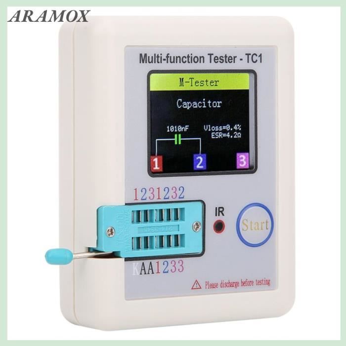 LCR Mètre LCD Capacitance Inductance Testeur De Résistance De Mesure Mètre Autodécharge Avec écran Mesurage Hors Plage - Bricolage