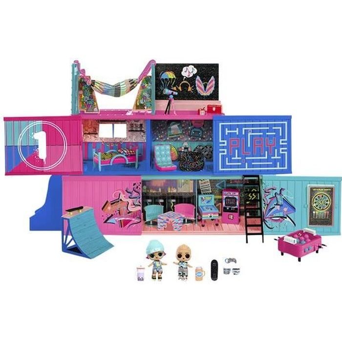 L.O.L. Surprise - Maison de poupée Fashion Show House - Inclus une poupée  fille et 1 poupée garçon - Cdiscount Jeux - Jouets
