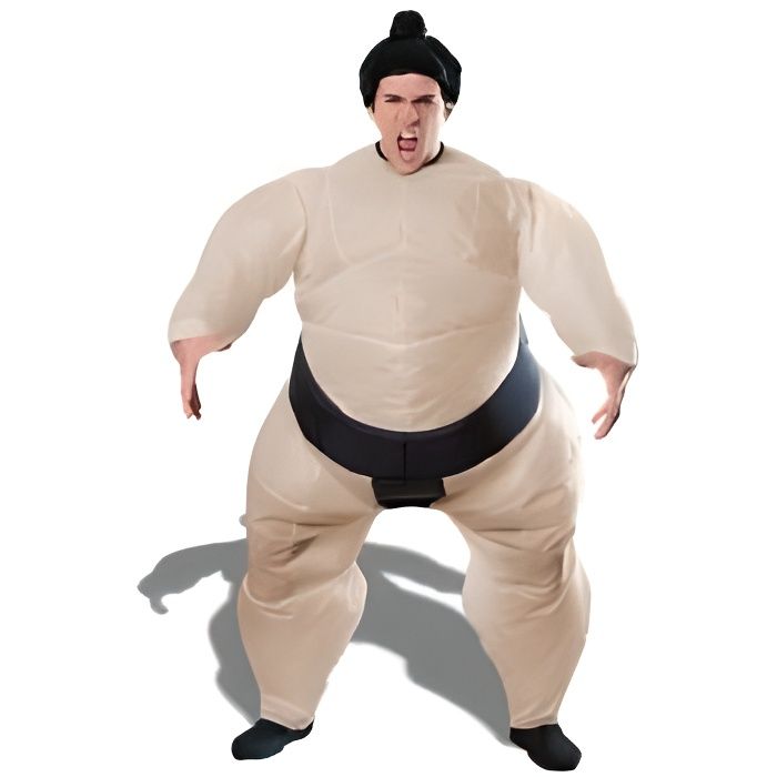 Déguisement Sumo adulte gonflable unisexe - Costume peluche 100