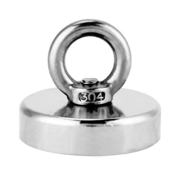 304 aimant neodyme ndfeb aimant fort de recuperation du retablissement 110kg aimant de recuperation de peche de chasse au tresor achat vente aimants magnets cdiscount