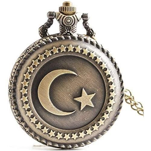Montre Gousset Ancienne En Argent Massif Ottoman - Poinçon Croissant Et étoile - Occasion