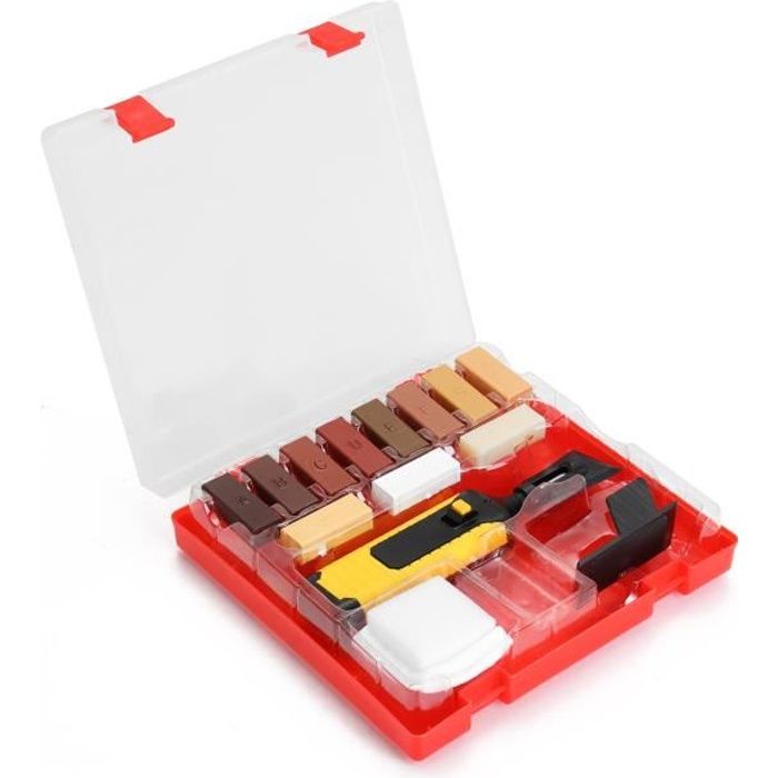 Kit de réparation de stratifié Système de cire Plan de travail au sol Boîtier robuste Chips