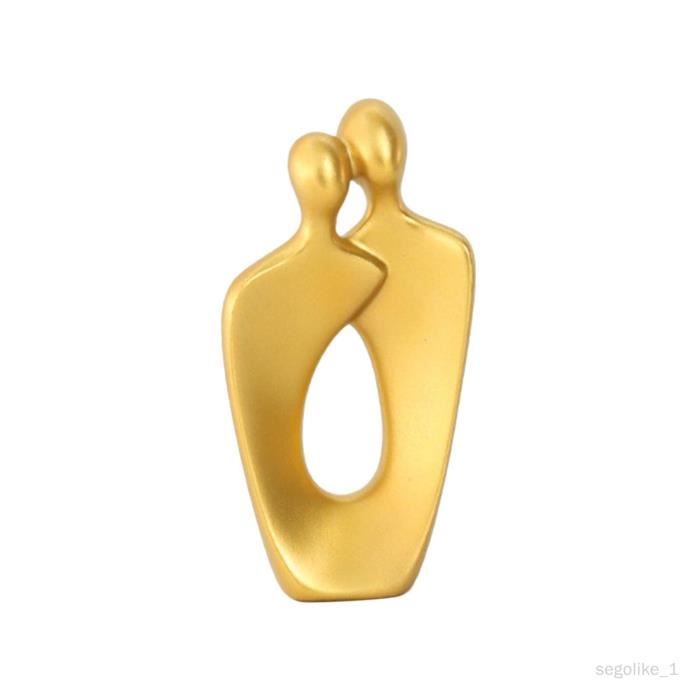 Couple Statue Ornement Oeuvre Moderne Résine Figurines Amant Statues Couple Sculptures pour