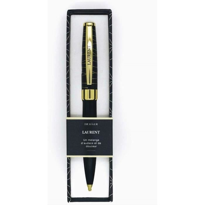 Stylo Personnalisé Nicole - Cadeau Élégant Avec Gravure - Stylo Bille Rétractable - Parfait Pour Anniversaire & Noël