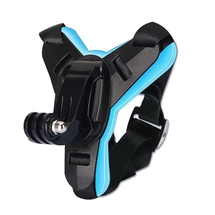Bleu - Support de caméra de sport d'action pour GoPro, support de ruisseau  de casque, accessoire de moto, bas - Cdiscount Sport
