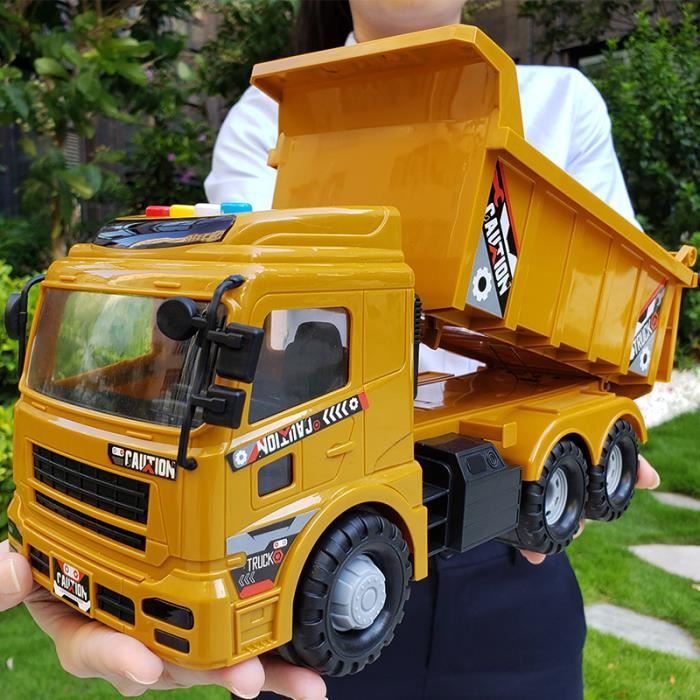 Ensemble de camion de pompier en plastique amovible Samtoycn Dly avec conteneur de jouets de construction, véhicule de camion jouet à inertie et iction pour enfants garçons - 2026 Ensemble de moteur