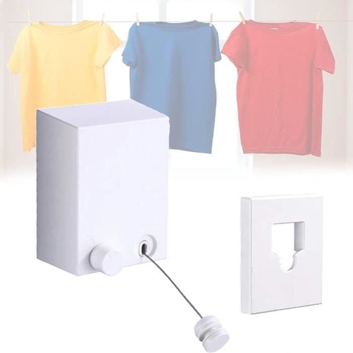 Corde A Linge Retractable 17 Pieds Fil A Linge Retractable Mural
