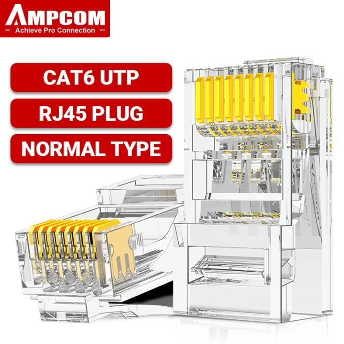 Module Keystone DIGITUS 2x RJ45 Cat5e Blindé - Pour Panneau Brassage - Connecteur Réseau