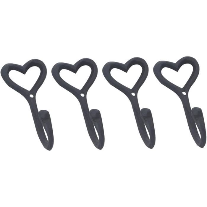 4 Clips De Fixation Pour Manche De Balai Et Pelle à Poussière - Plastique Robuste - Diamètre 25 Mm - Gain De Place Rangement - 4