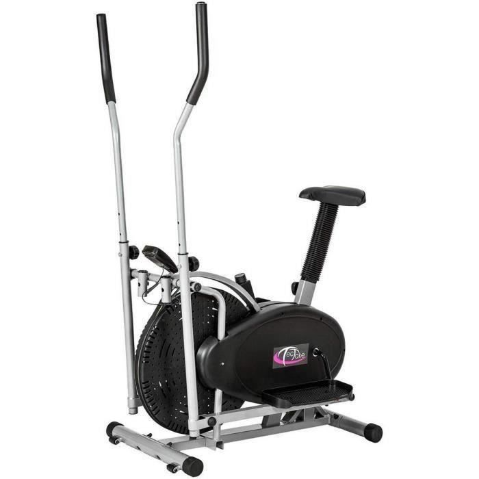 Velo de crossift elliptique avec compteur temps distance calorie vitesse fitness assault bike workout cardio air musculation Cdiscount Sport