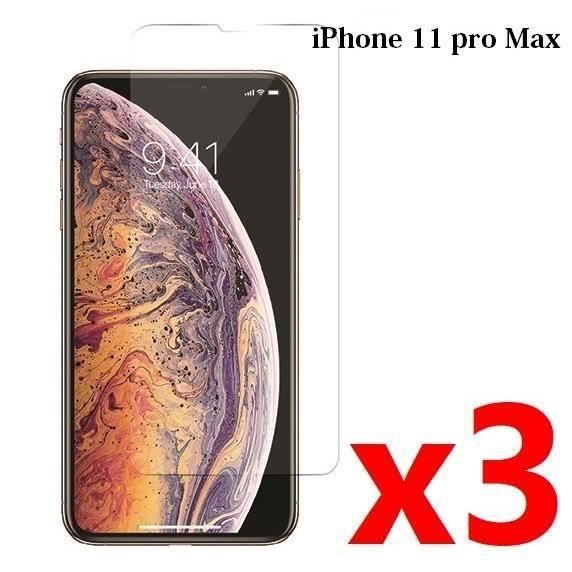 Film Protection Verre Trempé Pour IPhone Multiple Modèles (6 à 12 Pro Max) - Anti-choc - Neuf