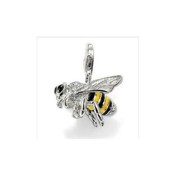 Boucles d'oreilles Abeille AÉLYS en Argent 925/1000 et Émail - AE-B60342