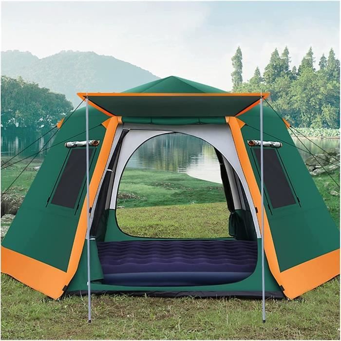 Tente Pop-up Leogreen 3-4 Personnes - Imperméable PU3000 - 210x200x135cm - 2.3kg