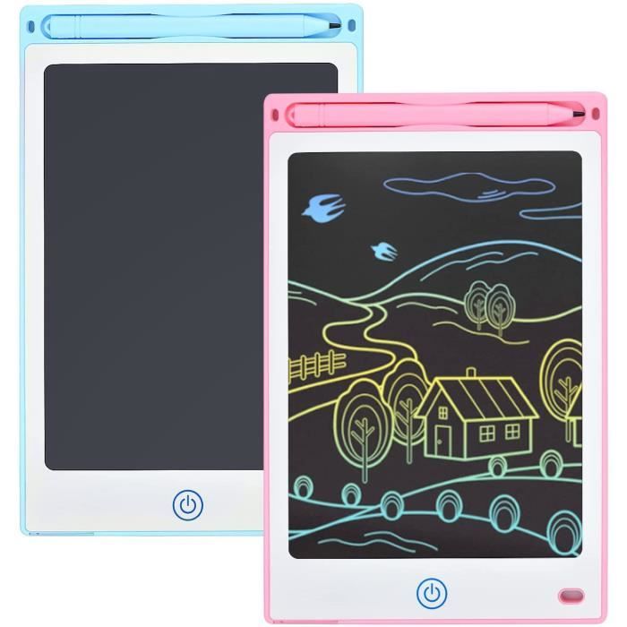 Lot De 2 Tablettes Écriture LCD 12 Pouces Electight - Ardoise Magnétique Enfants Avec Verrouillage - Jouet Éducatif Sans Papier