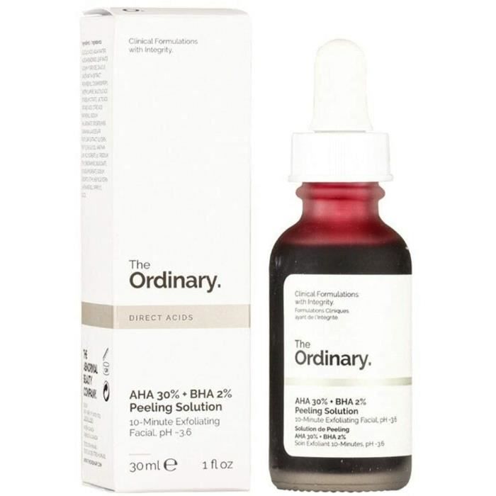 The Ordinary* AHA 30% + BHA 2% Peeling Solution 30ml 10Minute ...
