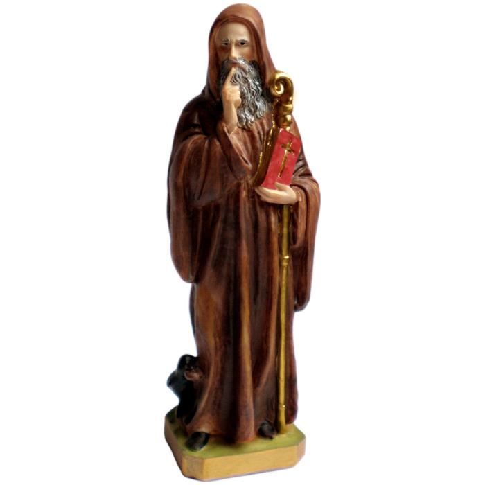Statue en résine à Saint Benoit de Nursie 16cm - Cdiscount Maison