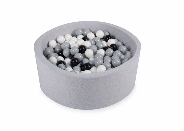 Angelove Piscine A Balles 90x30cm 0 Balles Ronde En Mousse Pour Bebe Enfant Gris Clair Gris Blanc Noir Cdiscount Jeux Jouets