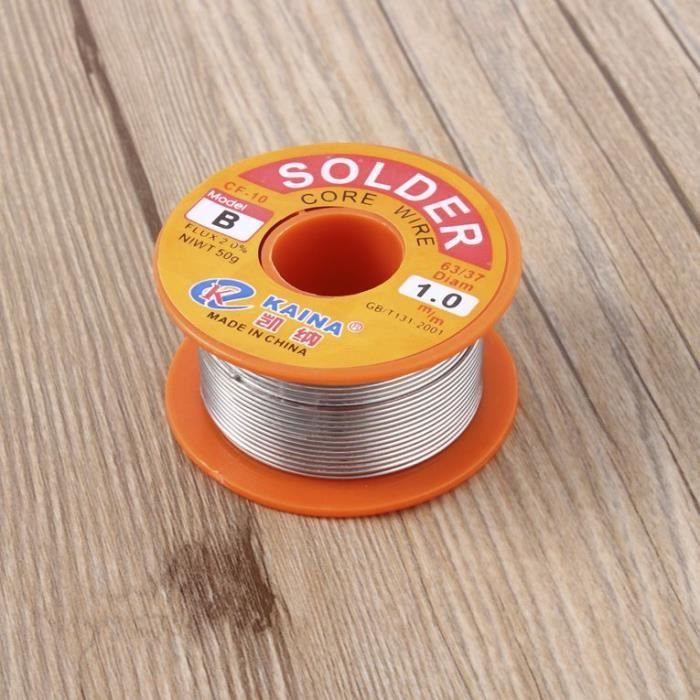 5 rouleaux de 63/37 étain/plomb colophane souder fil 0,8 mm à souder FR 5 rouleaux de 63/37 étain/plomb colophane souder fil 0,8 mm à souder FR
