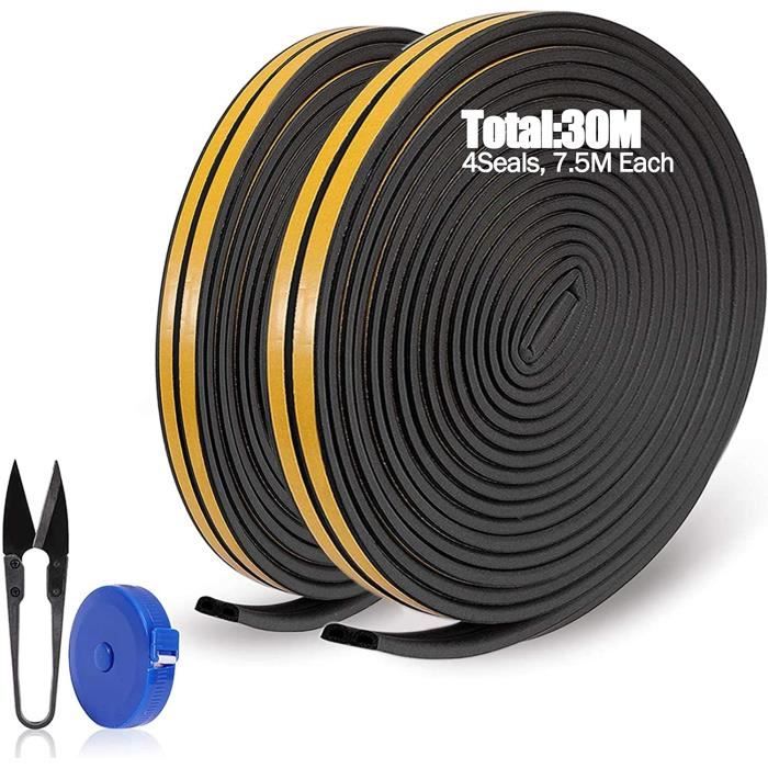 Joint De Fenêtre | Noir | 10 M | S-1388 Rehau | Fenêtre Pvc | Joint D