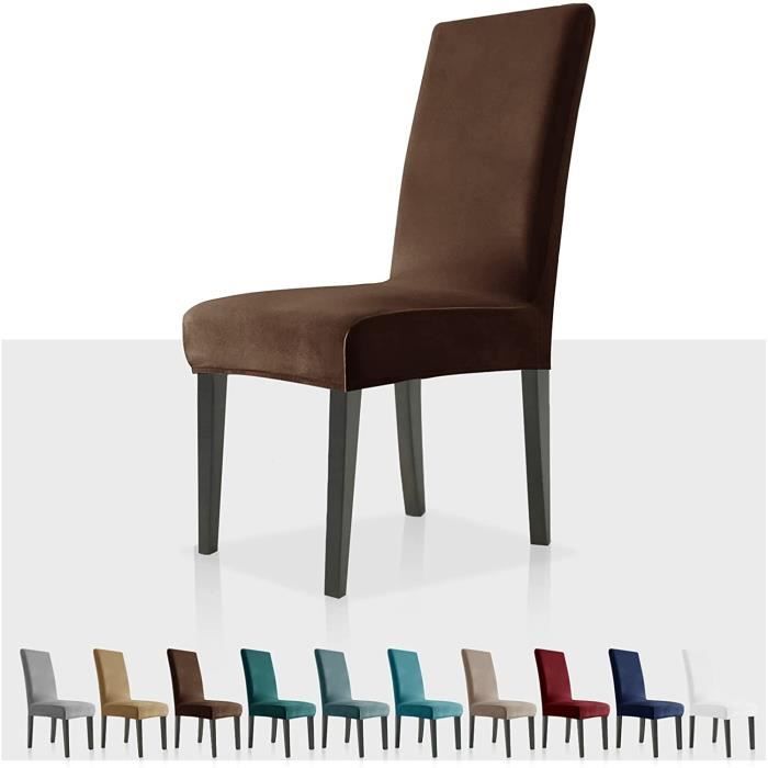 Housses De Chaise Pliantes ACESOME - Lot De 2 - Polyester Lavable - Bleu Cyan