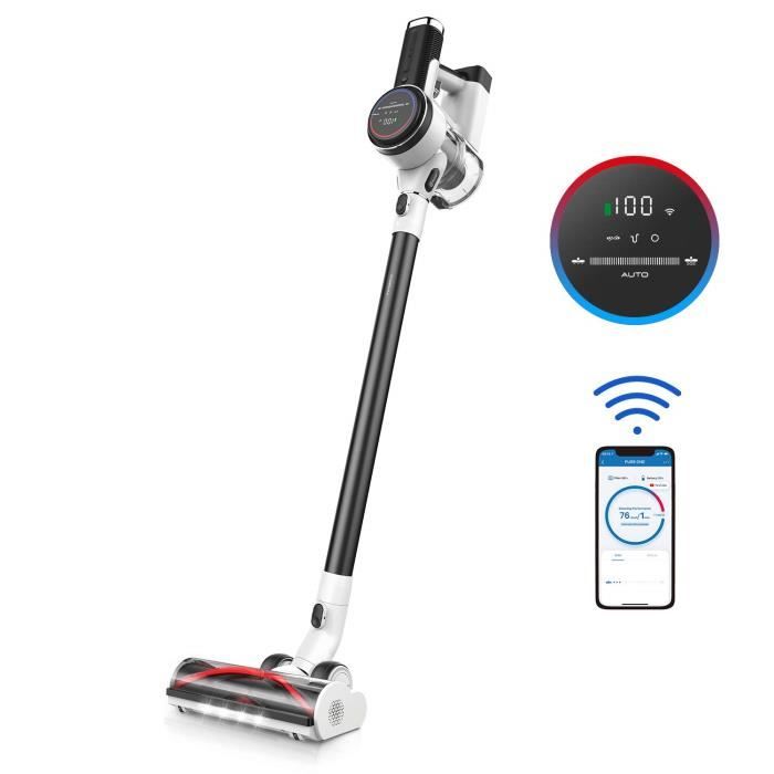 aspirateur sans fil tineco pure one s12 aspirateur balai intelligent aspiration intelligente ecran d affichage numerique puissan cdiscount electromenager
