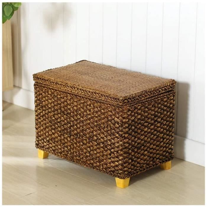Coffre Rangement Chaise En Fausse Fourrure Chairus - Banc Entrée 120L Noir - Pouf Bout De Lit Doux