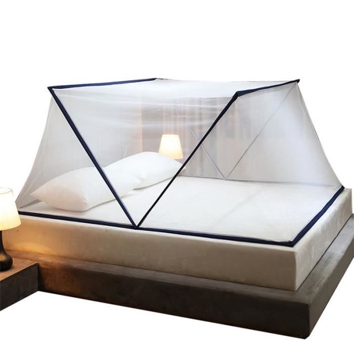 Moustiquaire Dessus Mosquito Net Pliable sans Fond Polyester Ombrage SupéRieur Portable Installation Gratuite pour IntéRieure,