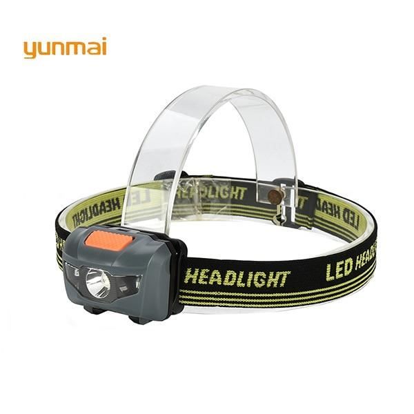 gris - Mini lampe frontale LED puissante, lampe torche 4 modes, phare LED  étanche, LED, lumière blanche et ro
