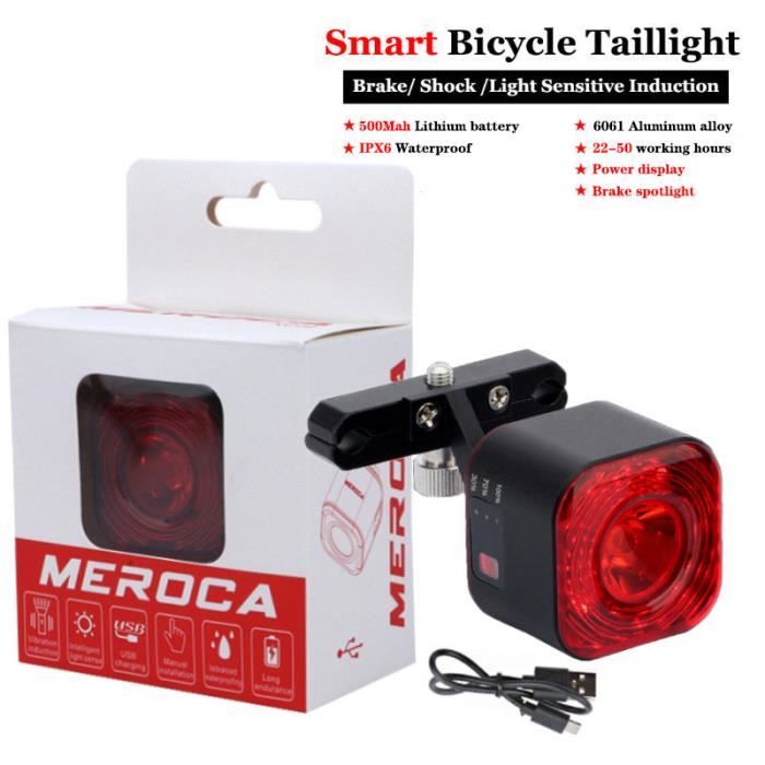 Led Lumineux Vélo Vélo Vélo Sécurisé Arrière Queue Clignotant Rétro