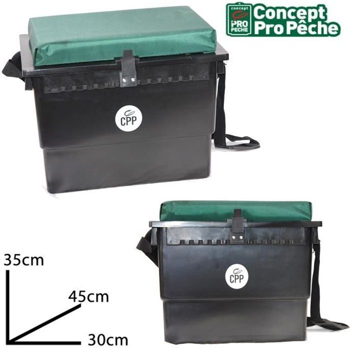 Caisse Boite A Peche Rangement Panier Siege Concept Pro Prix