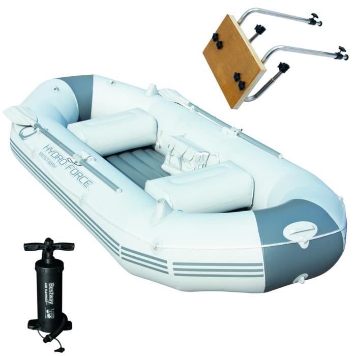 Bestway Canot pneumatique avec support de moteur Cdiscount Sport