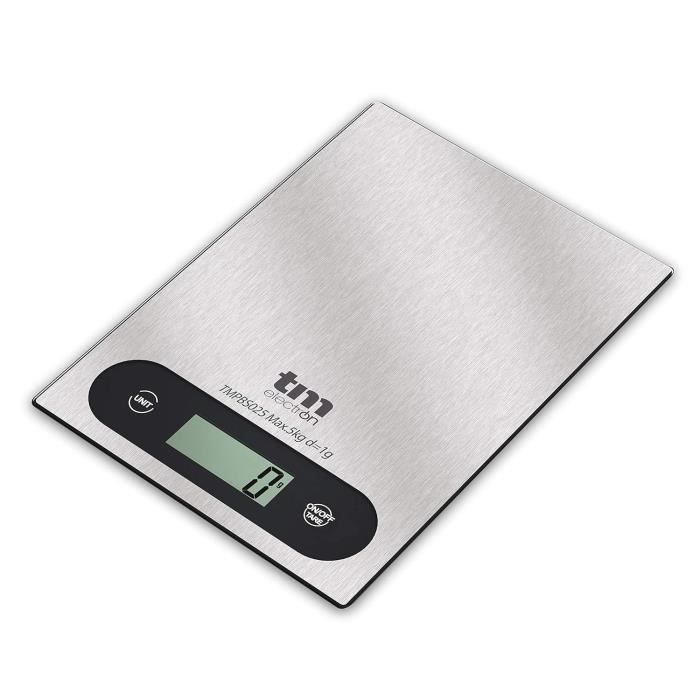 Pro Breeze Balance de Cuisine Numérique Ronde en acier inoxydable