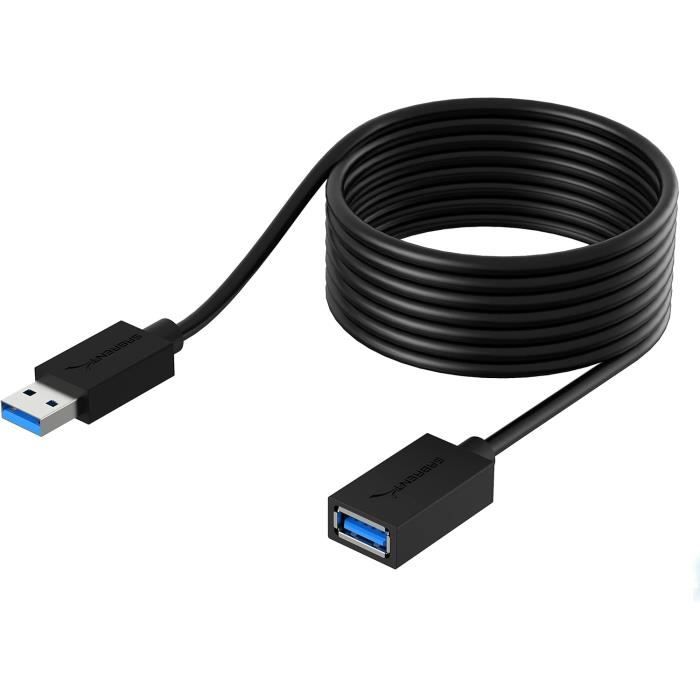 5,5 X 2,1 Mm DC Alimentation Fiche Vers Femelle Vidéosurveillance CCTV D'extension Rallonge Câble 0,5 M Blanc [0.5 Mètre/0,5m