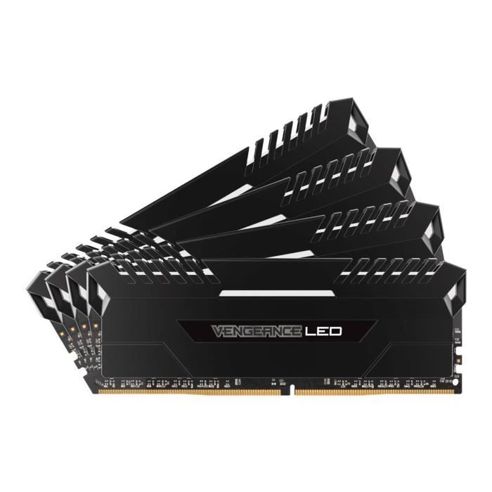 Top achat Memoire PC Corsair Vengeance LED DDR4 32 Go: 4 x 8 Go DIMM 288 broches 3200 MHz - PC4-25600 CL16 1.35 V mémoire sans tampon non ECC pas cher Top achat Memoire PC Corsair Vengeance LED DDR4 32 Go: 4 x 8 Go DIMM 288 broches 3200 MHz - PC4-25600 CL16 1.35 V mémoire sans tampon non ECC pas cher