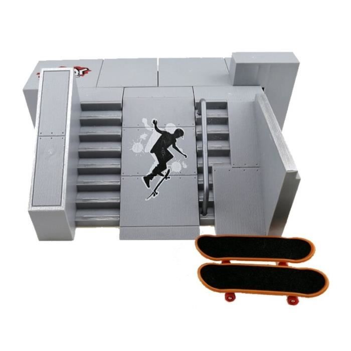 CRAZE Q9QB Enfants Fingerboard Skate Rampe Pièces pour Enfants 6-8 Creative Soulager Ennui Jeu