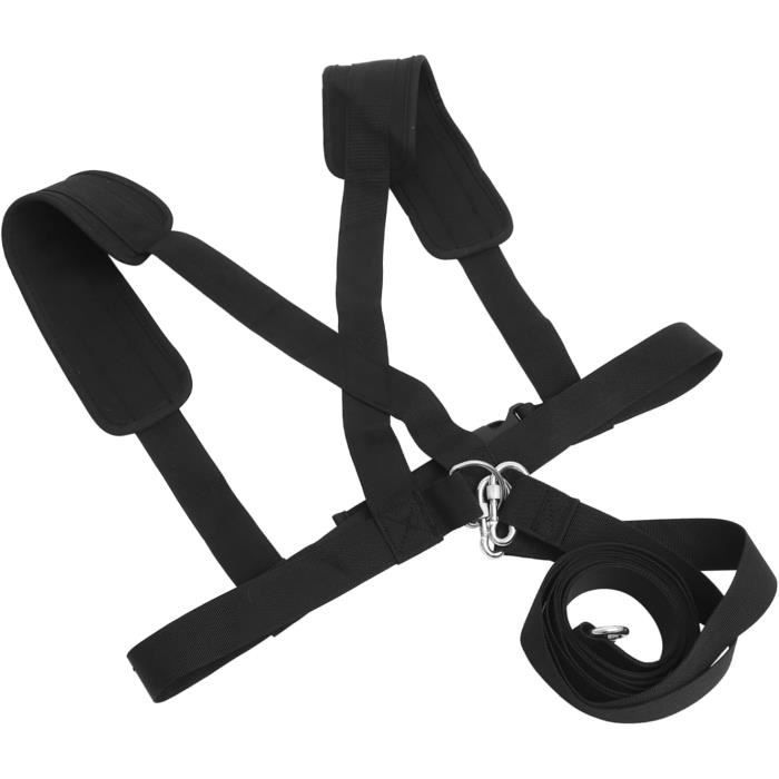 Harnais De Traîneau & Ceinture De Résistance - 2 Pièces Pour Musculation, Course à Pied Et Fitness