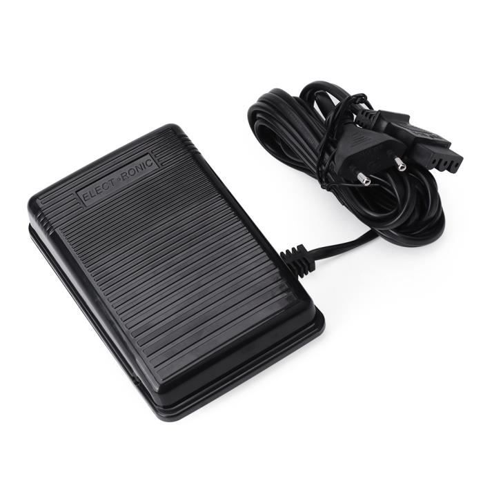 Pédale de Contrôleur de Pied pour Machine à Coudre Singer - ESTINK - Noir - Facile à Installer et Durable - Estink