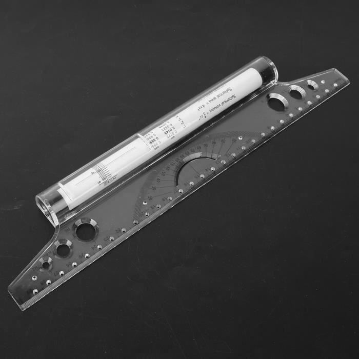 Règle de rouleau parallèle type de dessin d'angle outil de mesure d'art ...