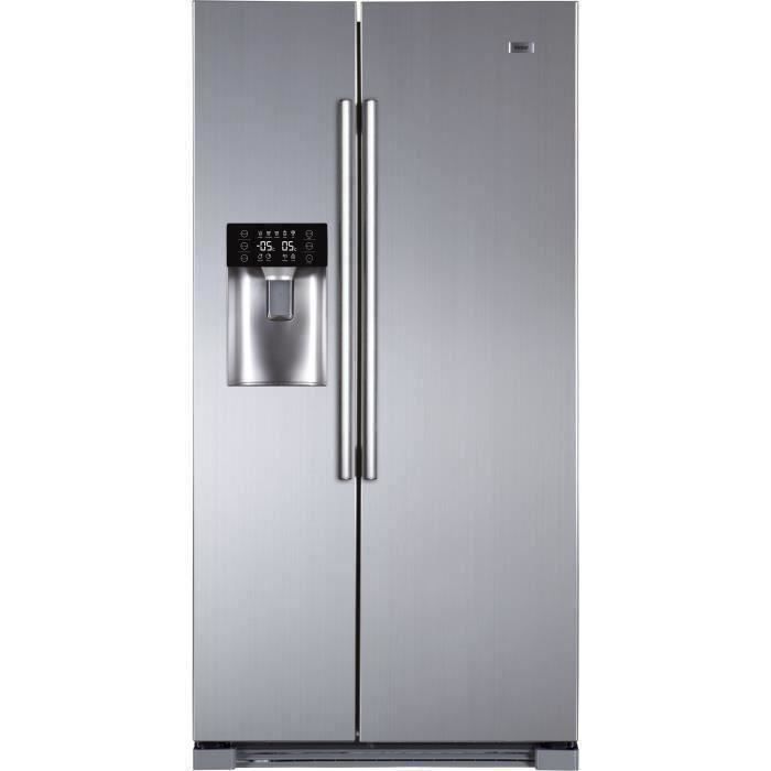Refrigerateur americain avec distributeur d eau et glacons Achat / Vente pas cher