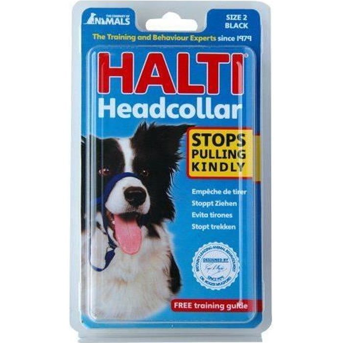 Comparer les prix de Halti Licol Educatif Anti-Traction Dressage pour Chien Taille 2 Noir