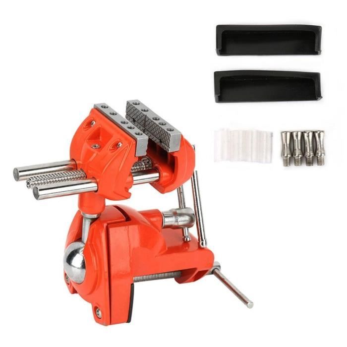 Mini-étau Silverline 380077 - Capacité 50mm Pour Travaux De Précision (joaillerie, Modélisme) - Avec Broches