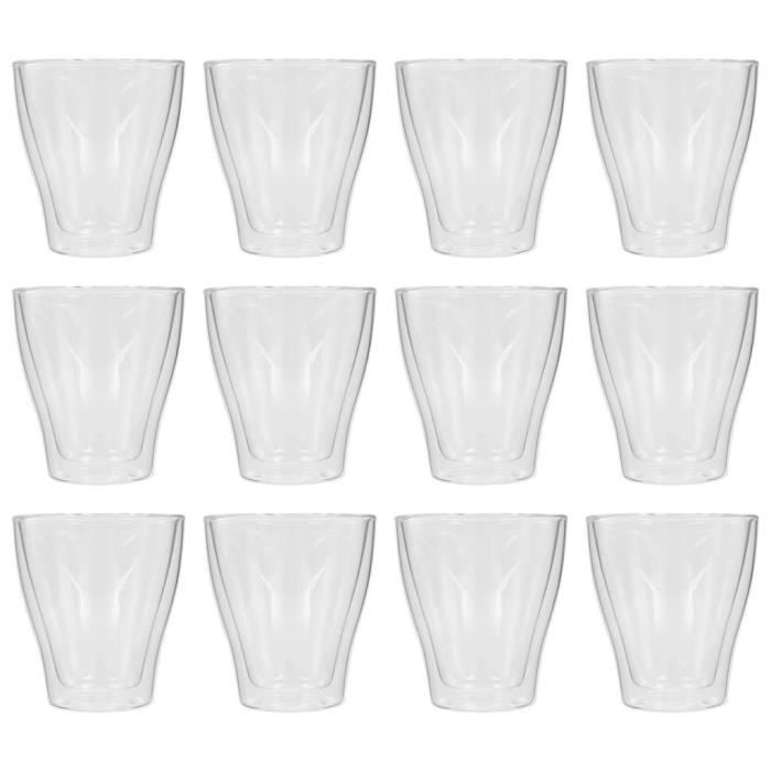 Verres à Latte Macchiato 280 Ml - Lot De 6, Style Marocco