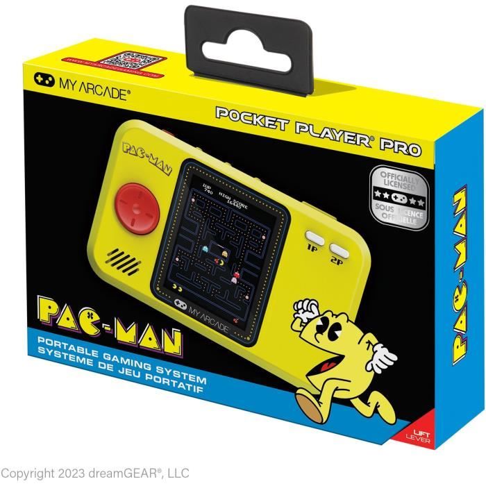 Console rétro - Atari - Pocket Player PRO Pac-Man - Ecran 7cm Haute Résolution - Jeu d'arcade