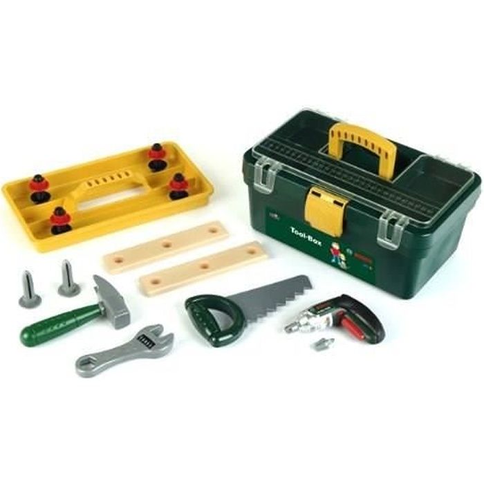 BOSCH Jouet Caisse outils avec visseuse pour enfant