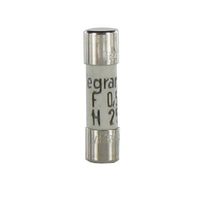 Fusible cartouche cylindrique 5x20 mm 500 mA - LEGRAND - Type F (rapide) - Corps céramique