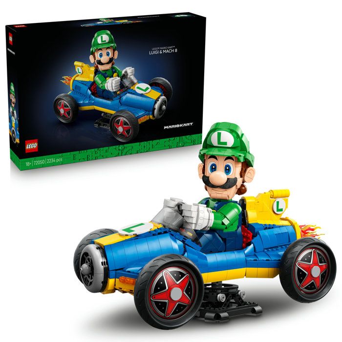 LEGO Super Mario 72050 Mario Kart : Luigi et Proto 8 chez Cdiscount