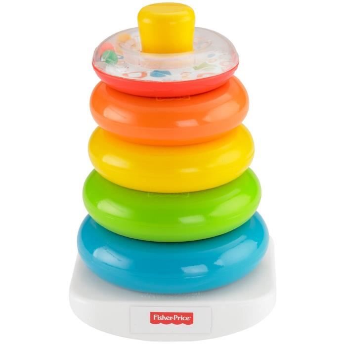 FISHER-PRICE Anneaux Pyramide Arc-en-Ciel - Cdiscount Jeux - Jouets