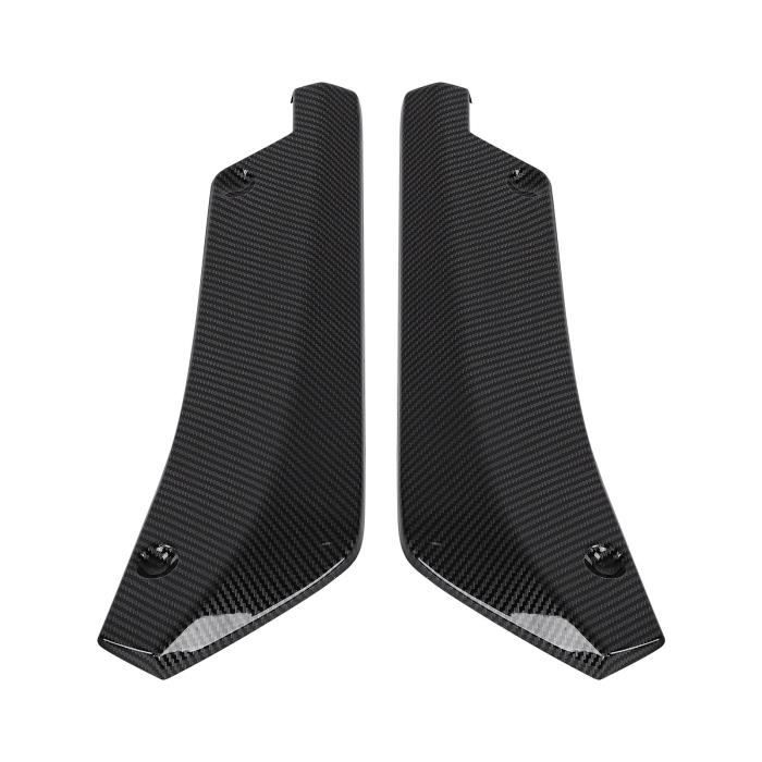 4 Diffuseurs Spoiler Pare-chocs Arrière JNNJ - Style Fibre Carbone Universel