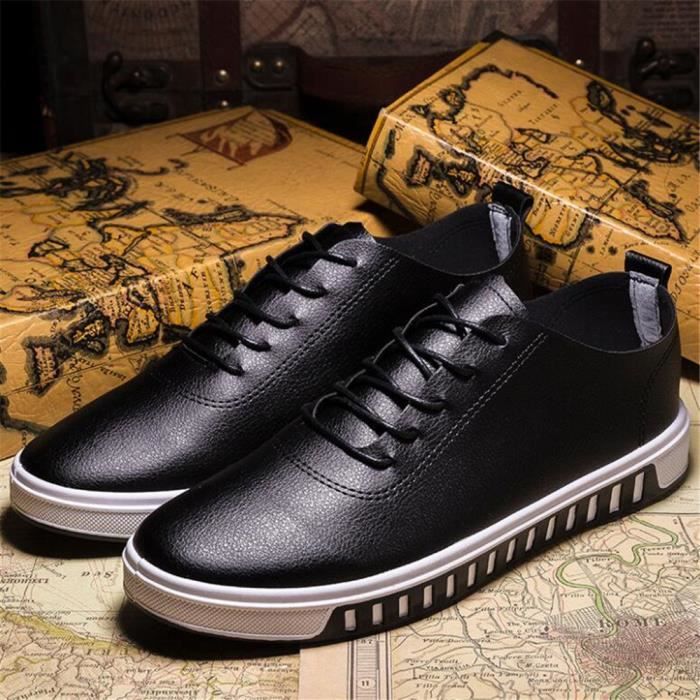 Sneakers noir homme luxe clearance