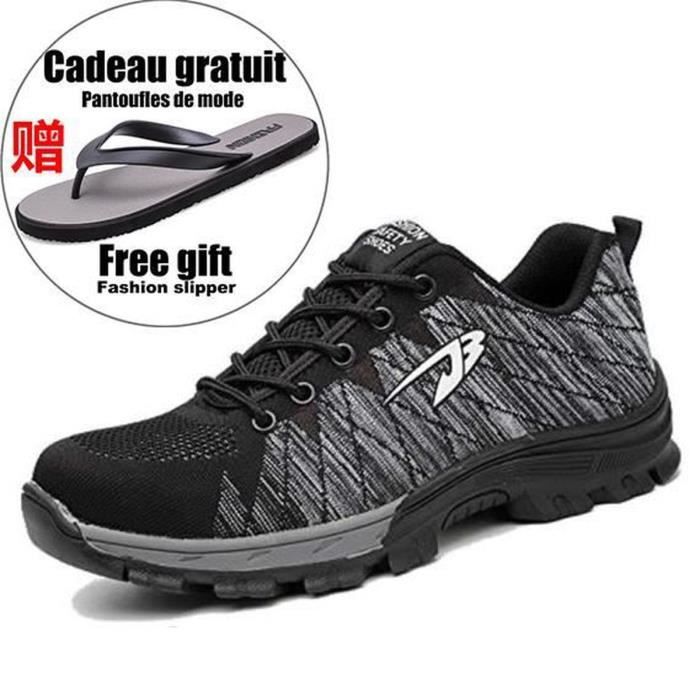 Fadezar Baskets De Sécurité Imperméables Homme Femme – Légères, Antidérapantes, Embout Acier, Confort Toute La Journée | Chaussures De Travail S3